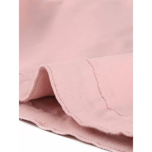 Women's Denim Crop Jackets Button Down Blush Pink Jean Jacket NWT - Picture 5 of 6